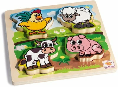 Eichhorn Puslespill Med Stoff, 5 Biter 3 Eichhorn Puslespill Med Stoff, 5 Biter