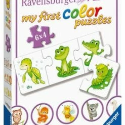 Ravensburger Puslespill Søte Dyreunger 6x4 Brikker
