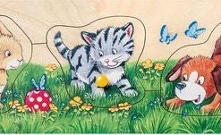 Ravensburger Puslespill Søte Dyr 3 Biter