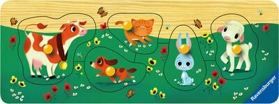 Ravensburger Puslespill Dyrevenner 5 Biter 3 Ravensburger Puslespill Dyrevenner 5 Biter