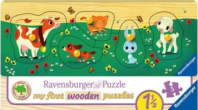Ravensburger Puslespill Dyrevenner 5 Biter 4 Ravensburger Puslespill Dyrevenner 5 Biter - Bilde 2