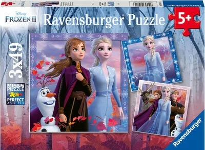 Ravensburger Disney Frozen Puslespill, 3x49 Brikker 3 Ravensburger Disney Frozen Puslespill, 3x49 Brikker