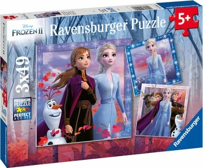 Ravensburger Disney Frozen Puslespill, 3x49 Brikker 4 Ravensburger Disney Frozen Puslespill, 3x49 Brikker - Bilde 2