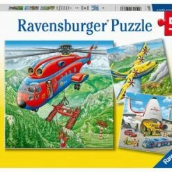Ravensburger Puslespill Over Skyene 3x49 Biter
