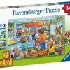 Ravensburger Puslespill La Oss Gå Og Handle 2x12 Brikker -jollyroom Salg 10105076 2158 1