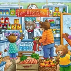 Ravensburger Puslespill La Oss Gå Og Handle 2x12 Brikker -jollyroom Salg 10105076 2158 4B