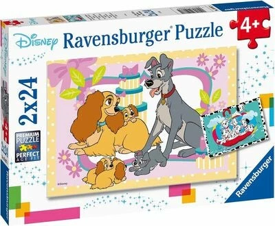 Ravensburger Puslespill Walt Disney Favorittvalper 2x24 Biter 3 Ravensburger Puslespill Walt Disney Favorittvalper 2x24 Biter