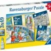Ravensburger Tom Og Mia I Verdensrommet Puslespill 3x49 Brikker -jollyroom Salg 10105088 2158 1