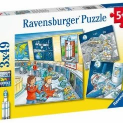 Ravensburger Tom Og Mia I Verdensrommet Puslespill 3x49 Brikker