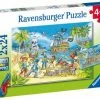 Ravensburger Puslespill Eventyrøya 2x24 Brikker -jollyroom Salg 10105089 2158 1