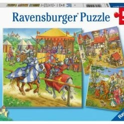 Ravensburger Puslespill Livet Som Ridder 3x49 Brikker