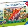 Ravensburger Puslespill Jurassic Dyreliv, 2X24 Brikker 2 Ravensburger Puslespill Jurassic Dyreliv, 2X24 Brikker -jollyroom Salg 10105179 2158 1