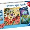 Ravensburger Puslespill Magiske Karakterer, 3x49 Brikker