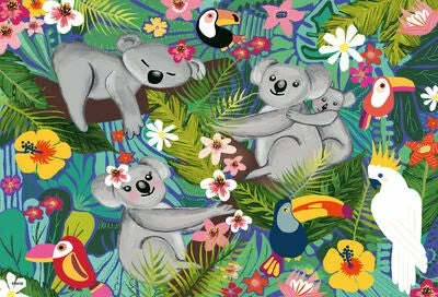 Ravensburger Puslespill Koalaer Og Dovendyr, 2X24 Bitar 3 Ravensburger Puslespill Koalaer Og Dovendyr, 2X24 Bitar