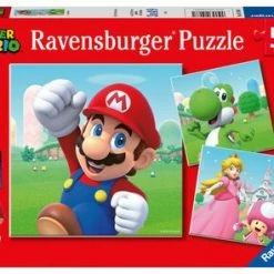 Ravensburger Puslespill Super Mario, 3X49 Brikker