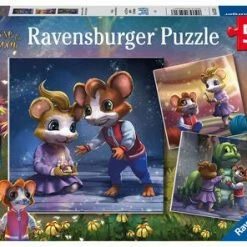 Ravensburger Puslespill Musse & Helium, 3X49 Brikker