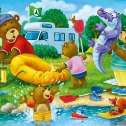 Ravensburger Puslespill Camping 2x24 Brikker -jollyroom Salg 10105247 2158 2