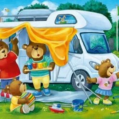 Ravensburger Puslespill Camping 2x24 Brikker -jollyroom Salg 10105247 2158 4