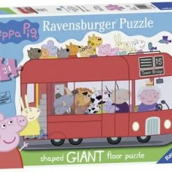 Ravensburger Gulvpuslespill Peppa Gris Buss, 24 Brikker