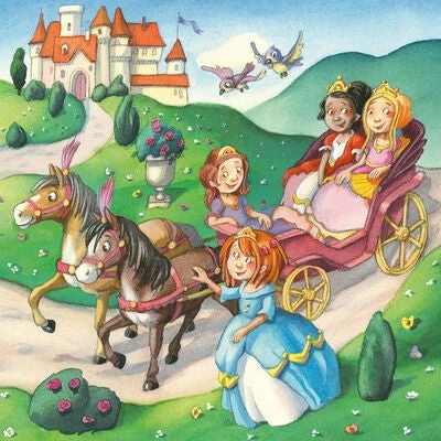 Ravensburger Puslespill Prinsesser 3x49 Brikker 4 Ravensburger Puslespill Prinsesser 3x49 Brikker - Bilde 2
