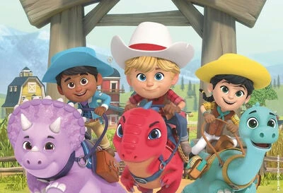 Ravensburger Puslespill Dino Ranch 2x24 Brikker 4 Ravensburger Puslespill Dino Ranch 2x24 Brikker - Bilde 2