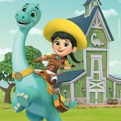 Ravensburger Puslespill Dino Ranch 3x49 Brikker -jollyroom Salg 10105589 2158 4b