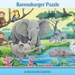 Ravensburger Puslespill Afrikanske Dyr, 15 Brikker