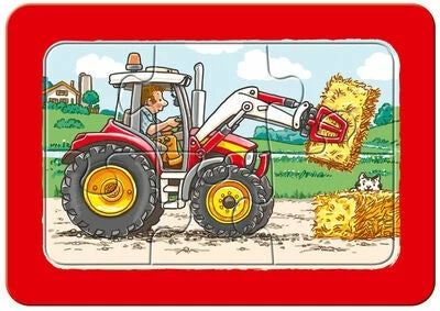 Ravensburger Puslespill Arbeidsbiler 3x6 Biter 4 Ravensburger Puslespill Arbeidsbiler 3x6 Biter - Bilde 2