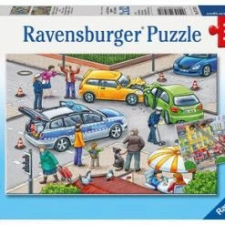 Ravensburger Puslespill BlÄlys PÄ Vei 2x12 Brikker