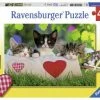 Ravensburger Puslespill Trøtte Kattunger 2x24 Biter -jollyroom Salg 10107801 2158 1