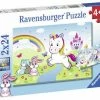 Ravensburger Puslespill Enhjørning 2x24 Biter