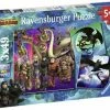 Ravensburger Ravensbuger Puslespill How To Train Your Dragon 3x49 Brikker -jollyroom Salg 10108064 2158 4a