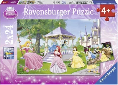 Ravensburger Puslespill Disney Prinsesser 2x24 Biter 3 Ravensburger Puslespill Disney Prinsesser 2x24 Biter