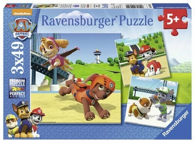 Ravensburger Puslespill Potepatruljen 3x49 Biter 3 Ravensburger Puslespill Potepatruljen 3x49 Biter