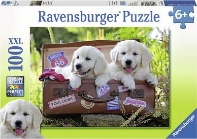 Ravensburger Puslespill Reisende Valper 100 Biter 3 Ravensburger Puslespill Reisende Valper 100 Biter