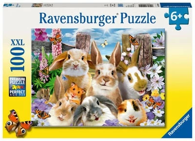 Ravensburger Puslespill Kanin Selfie 100 Biter 3 Ravensburger Puslespill Kanin Selfie 100 Biter