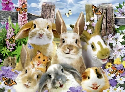 Ravensburger Puslespill Kanin Selfie 100 Biter 4 Ravensburger Puslespill Kanin Selfie 100 Biter - Bilde 2