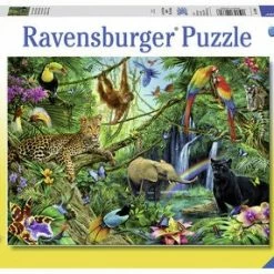 Ravensburger Puslespill Jungeldyr 200 Brikker 5 Ravensburger Puslespill Jungeldyr 200 Brikker -jollyroom Salg 10112660 2158 2