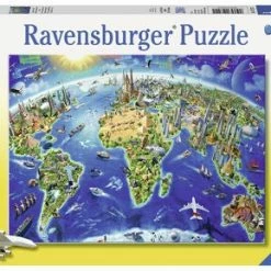 Ravensburger Puslespill Verdens Landemerker 200 Biter