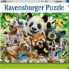 Ravensburger Puslespill Villdyr Selfie 300 Brikker
