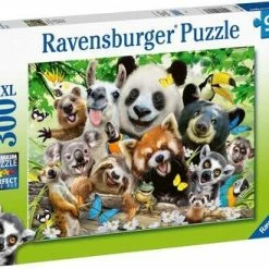 Ravensburger Puslespill Villdyr Selfie 300 Brikker -jollyroom Salg 10112893 2158 4a