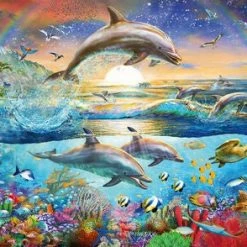 Ravensburger Puslespill Delfinparadis 300 Biter 5 Ravensburger Puslespill Delfinparadis 300 Biter -jollyroom Salg 10112895 2158 2