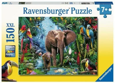 Ravensburger Safari Animals Puslespill 150 Brikker 3 Ravensburger Safari Animals Puslespill 150 Brikker