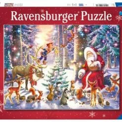 Ravensburger Puslespill Jul I Skogen, 100 Biter