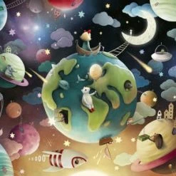 Ravensburger Puslespill Planet Playground, 100 Biter -jollyroom Salg 10112971 2158 2