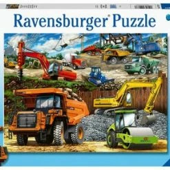 Ravensburger Puslespill Konstruksjonskjøretøy, 100 Biter