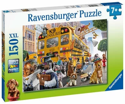 Ravensburger Puslespill Dyreskolevenner, 150 Biter 3 Ravensburger Puslespill Dyreskolevenner, 150 Biter