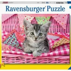 Ravensburger Puslespill Søt Kattunge, 100 Biter