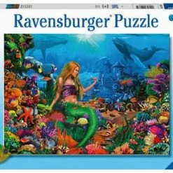 Ravensburger Puslespill Havfrue Dronning, 200 Biter