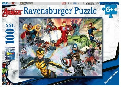 Ravensburger Puslespill Marvel Avengers, 100 Biter 3 Ravensburger Puslespill Marvel Avengers, 100 Biter